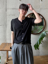 Maison two tuck banding slacks