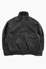 グローオーバーサイズレザージャケット