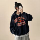 Noah Lettering Point Casual Over Hoodie