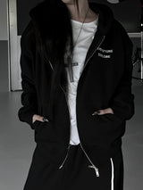 レタリング エクスプロー フーディ ジップアップ (unisex)