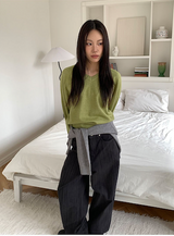 Loosefit v neck knit(8color)