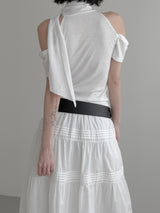 Lea Scarf Halter Off-Tee