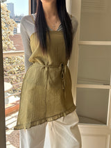 Layered string one piece(3color)