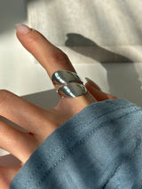 [925silver] Water flat ring