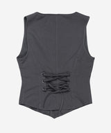 バックコルセットベスト#グレー