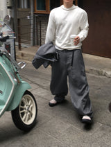 No.1579 DニットフードTシャツ (3color)