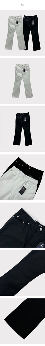 [UNISEX] ベーシックフレアブーツカットパンツ (2color)