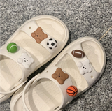 3D Chanibear Silicon Charm (2-color set)