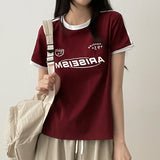 リッパートラックラインカラー半袖Tシャツ
