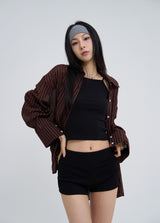 [U-BASIC] Vince scene line ribbed sleeveless