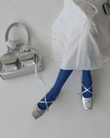 Enamel Cubic Merijane Flat Shoes