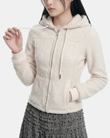 Cozy Boucle Hood Zip-Up
