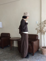 Freon Wool Round Cardigan
