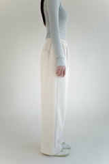 Dumble fleece pants, Cream