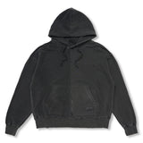 Insideout Docking Pigment Washed Oversized Hoodie Charcoal