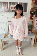 [BITTE DOSAN X SHAKIRI] MELODY OFF SHOULDER TOP (PINK)