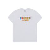 24FW CRAYON DRAWING LOGO SHORT SLEEVE T-SHIRT WHITE