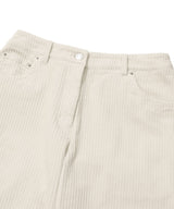 Women’s Corduroy Straight Pants Ivory