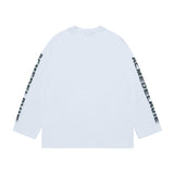 24FW スリーブレタリングロゴロングスリーブホワイト