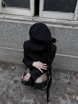 soft knit beret cap (2color)