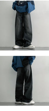 [Special prize!] Nikki front and back washed wide denim pants (3 colors)