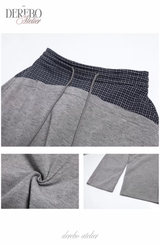 チェッカードポケットワイドパンツ