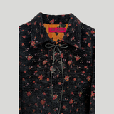 JACQUARD FRINGE TOP