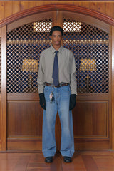 COMFORT OXFORD SHIRTS SAGE GRAY