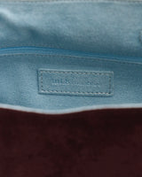 NEW - MINE. hobo tote (Wine / Blue)