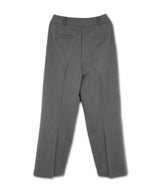 DOUBLE TUCK WIDE SLACKS_GRAY