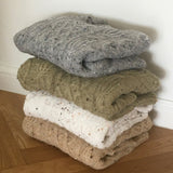 Nata Bokashi Twisted Round Knitwear