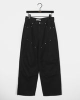 [MADE] Tents rivet diagonal incision point cotton pants