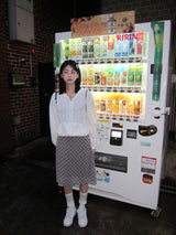 シフォンチェックミディスカート (2color)