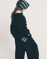 check folding sweatpants / mint
