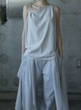 Asib Unbalance Sleeveless Blouse