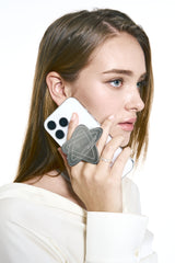 NO.601 [SILVER] STAR MIRROR PHONE GRIP