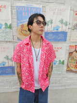LAUL PAISELY SHORT SLEEVE SHIRT RED