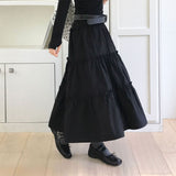 [MADE] Whisper, frill long skirt
