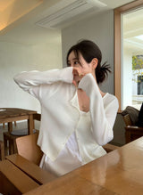 [BELLIDE MADE] Solve Round Rib Cardigan