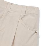 STRING SHIRRING POINT CARGO PANTS [IVORY]