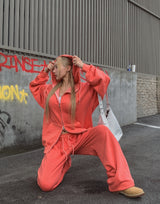 Meti Pigment Overfit Hood Zip-Up