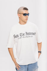 スケルトンロゴパフプリントTシャツ