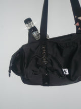 Devil round boston bag _ Black