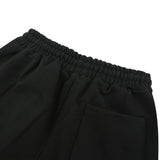 MVR HEART LOGO WIDE SWEAT PANTS BLACK