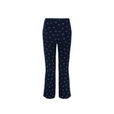 smile capri pants navy