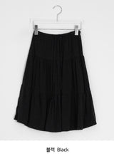 Tane Tiered Layered Midi Skirt