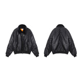 Black leather shirring padding