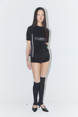 Lye Lye スポーツジャージTシャツ - ブラック