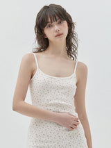KIRSH PLAIN CHERRY SLIM FIT SLEEVELESS DRESS - WHITE