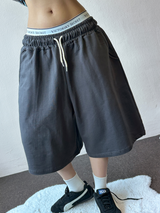 Iron High Quality Wide Basic Bermuda 4 Color